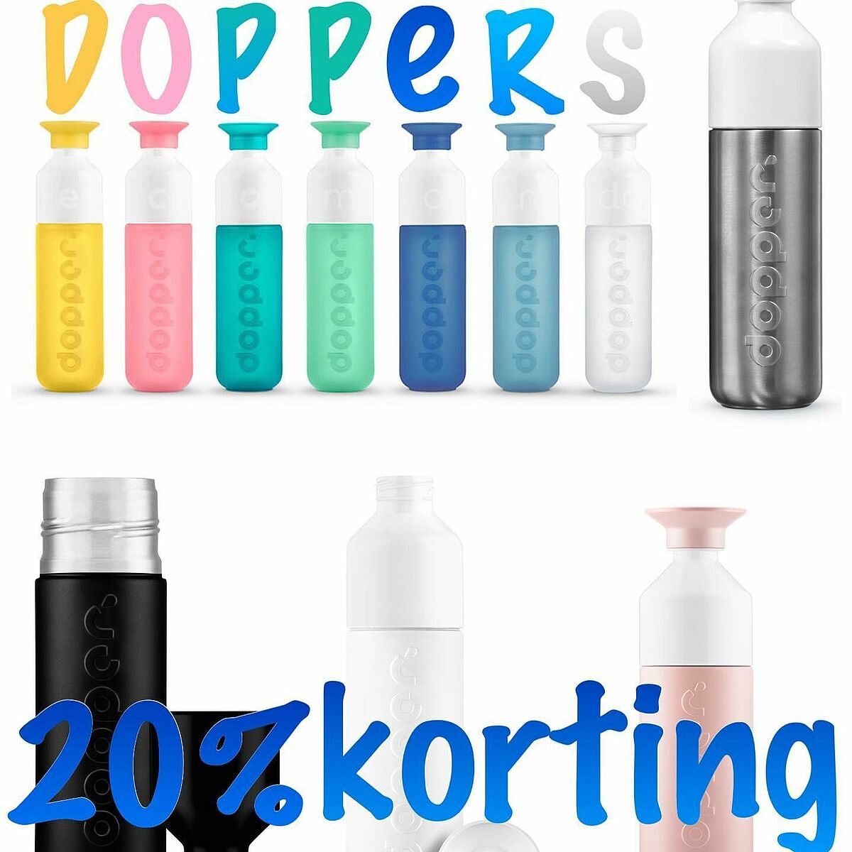 Ongemak hetzelfde Tijdig Wereldwinkel Purmerend: 20% korting op alle Doppers op 13 mei 2022